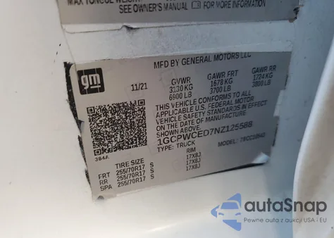 1GCPWCED7NZ125588
